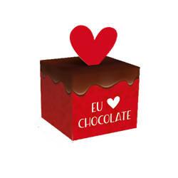 Caixa Pop Up Eu amo Chocolate P C/10 Unds